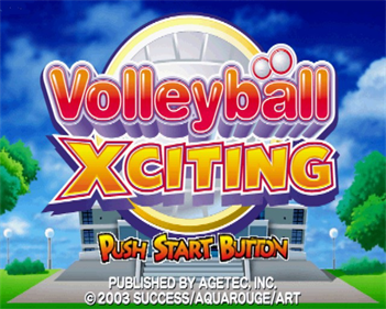 Volleyball Xciting - Screenshot - Game Title Image
