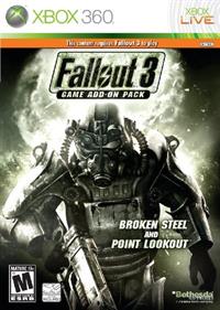 Fallout 3 Game Add-On Pack: Broken Steel and Point Lookout - Box - Front Image