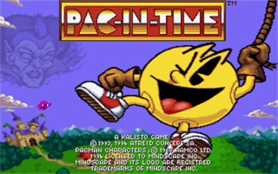 Pac-in-Time - Screenshot - Game Title Image