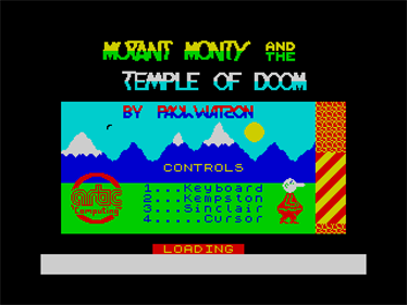 Mutant Monty and the Temple Of Doom - Screenshot - Game Title Image