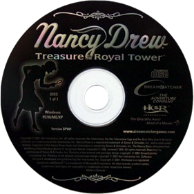 Nancy Drew: Treasure in the Royal Tower - Disc Image