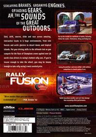 Rally Fusion: Race of Champions - Box - Back Image