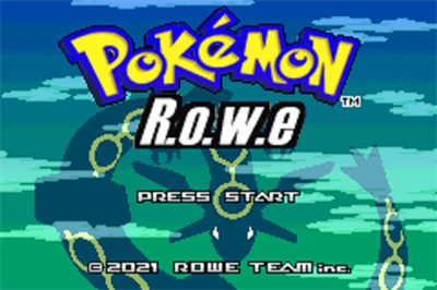 Pokémon R.O.W.E. - Screenshot - Game Title Image