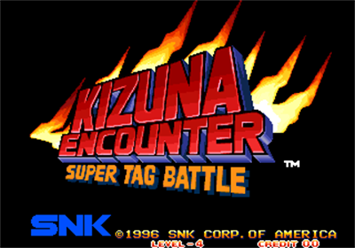 Kizuna Encounter: Super Tag Battle - Screenshot - Game Title Image