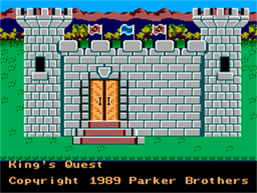 King's Quest: Quest for the Crown - Screenshot - Game Title Image