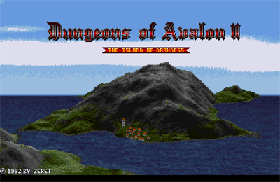 Dungeons of Avalon II: The Island of Darkness - Screenshot - Game Title Image