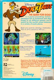 Duck Tales: The Quest for Gold - Box - Back Image