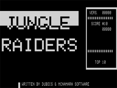 Jungle Raiders - Screenshot - Game Title Image