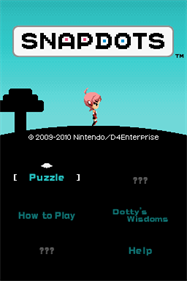 Snapdots - Screenshot - Game Title Image