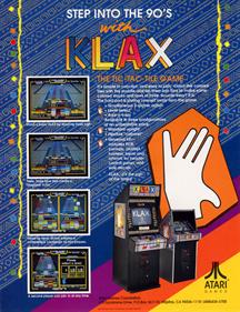 Klax - Advertisement Flyer - Front Image