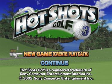 Hot Shots Golf 3 - Screenshot - Game Select Image