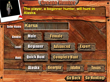 Cabela's Big Game Hunter III - Screenshot - Game Select Image