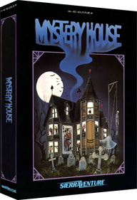 Hi-Res Adventure #1: Mystery House - Box - 3D Image