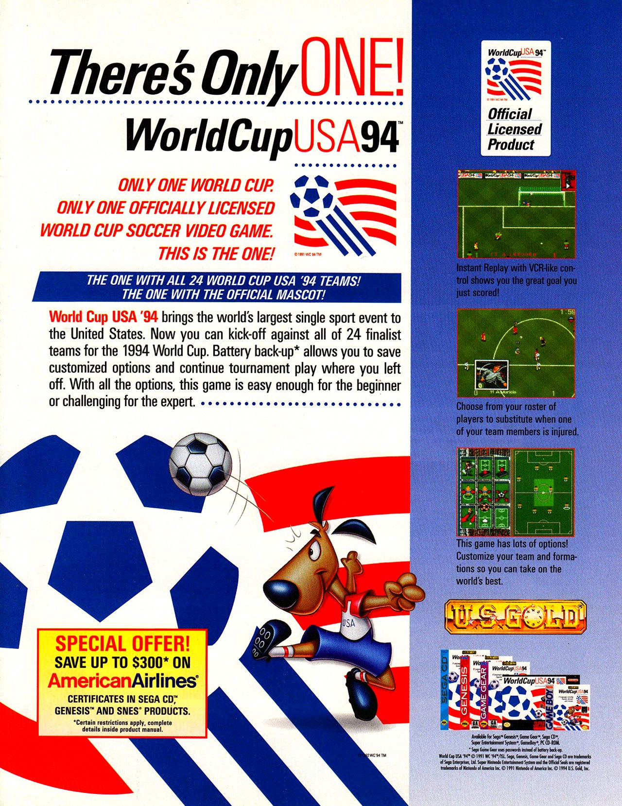 World Cup USA 94 Images - LaunchBox Games Database