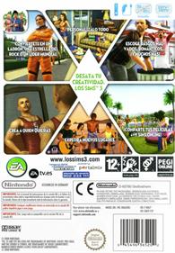 The Sims 3 - Box - Back Image