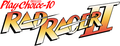 Rad Racer II - Clear Logo Image