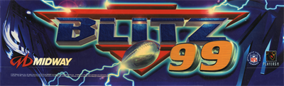 NFL Blitz '99 - Arcade - Marquee Image