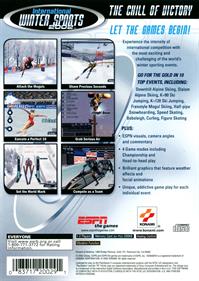 ESPN International Winter Sports 2002 - Box - Back Image