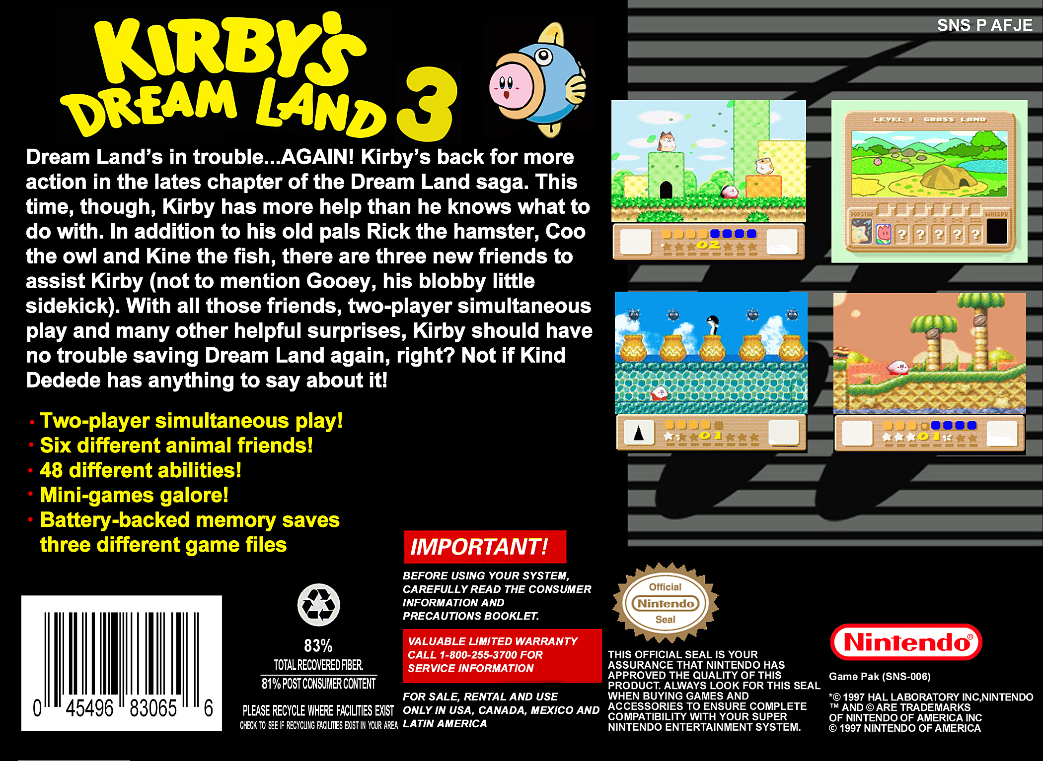 Kirby's Dreamland 3 remake leaked for switch : r/Kirby
