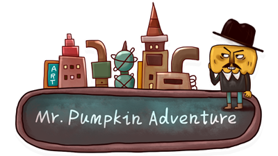 Mr. Pumpkin Adventure - Clear Logo Image