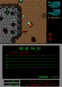 Fire Shark (Mega-Tech) - Screenshot - Gameplay Image