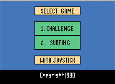 2 Pak Special Black: Challenge / Surfing - Screenshot - Game Select Image