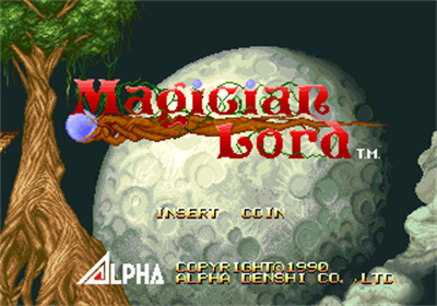 Magician Lord - Screenshot - Game Title Image