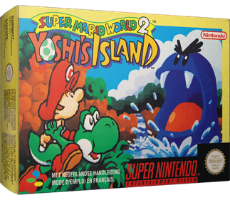 Super Mario World 2: Yoshi's Island - Box - 3D Image
