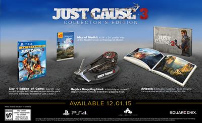 Just Cause 3 Collector's Edition - Advertisement Flyer - Front