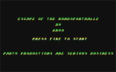 Escape of the Rundsporthalle - Screenshot - Game Title Image