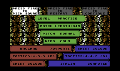 Gazza II - Screenshot - Game Select Image