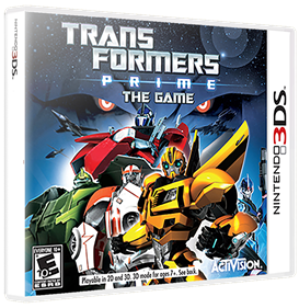 Transformers Prime: The Game - Box - 3D Image