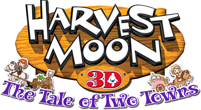 Harvest Moon 3D: The Tale of Two Towns - Clear Logo Image
