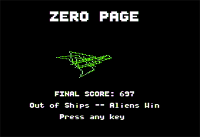Zargs - Screenshot - Game Over Image