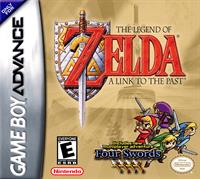 The Legend of Zelda: A Link to the Past and Four Swords - Fanart - Box - Front