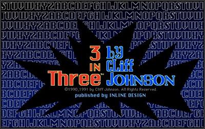 3 in Three - Screenshot - Game Title Image