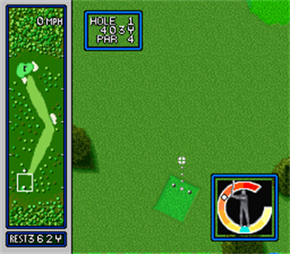 HAL's Hole in One Golf - Screenshot - Gameplay Image
