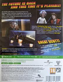 Back to the Future: The Game: 30th Anniversary Edition - Box - Back Image