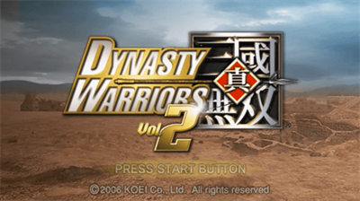 Dynasty Warriors Vol. 2 - Screenshot - Game Title Image