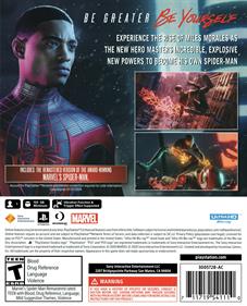 Marvel's Spider-Man: Miles Morales - Box - Back Image