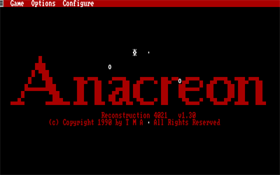 Anacreon: Reconstruction 4021 - Screenshot - Game Title Image
