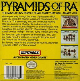 Pyramids of Ra - Box - Back Image