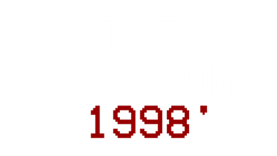 The Backrooms 1998 - Found Footage Survival Horror Game - Clear Logo Image