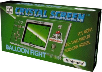 Balloon Fight (Crystal Screen) - Box - 3D Image