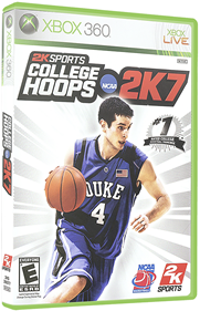 College Hoops 2K7 - Box - 3D Image