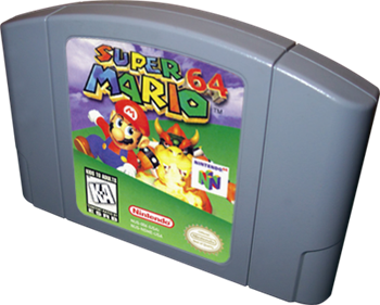 Super Mario 64 - Cart - 3D Image