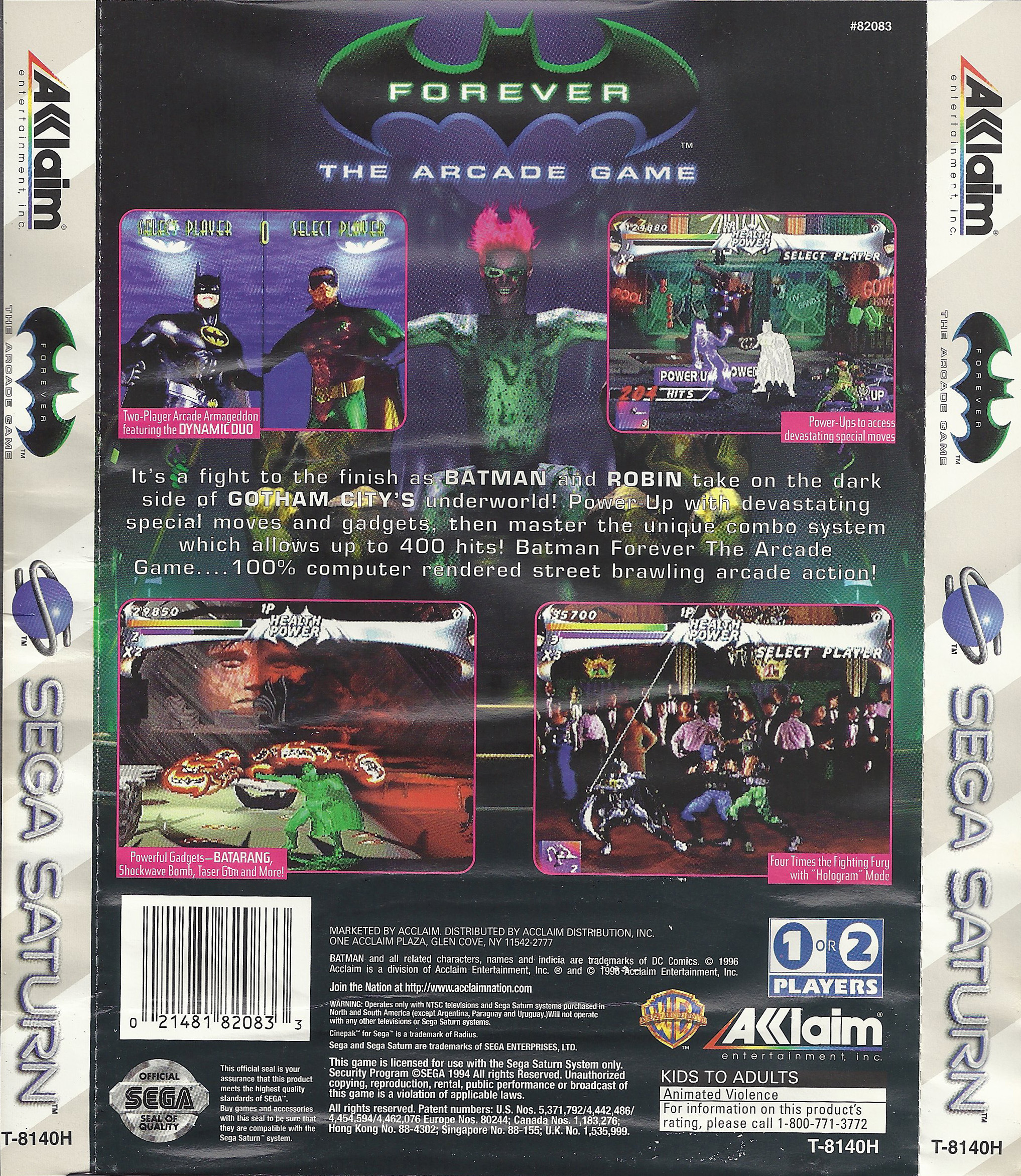 Batman Forever: The Arcade Game Images - LaunchBox Games Database