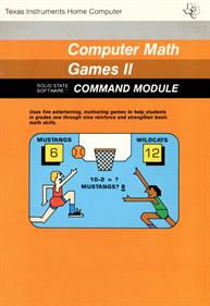 Computer Math Games II - Box - Front Image