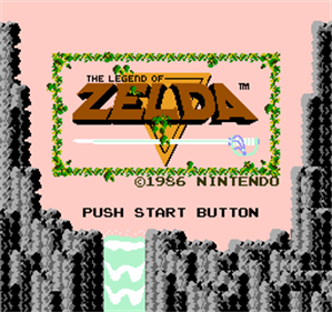 The Legend of Zelda - Screenshot - Game Title