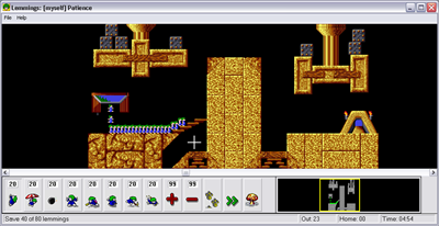 Lemmings for Windows - Screenshot - Gameplay Image